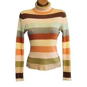 Old Navy Stripped Turtleneck Sweater (XS)